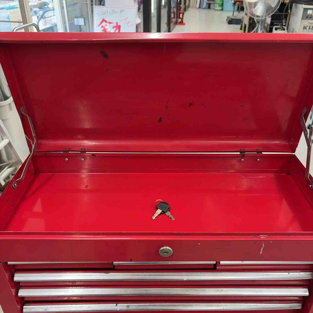 【店頭受取り限定】ES POWER 工具箱 ツールキャビネットワゴン キャスター付き【八潮店】