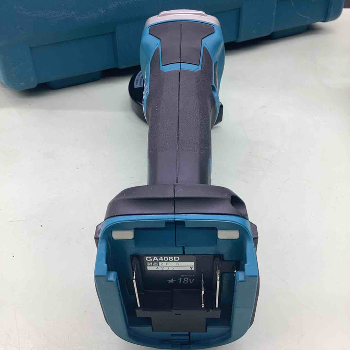 ★マキタ(makita) 100mm コードレスディスクグラインダ GA408DRGX パドルスイッチ 発熱保護 再起動防止 【越谷店】
