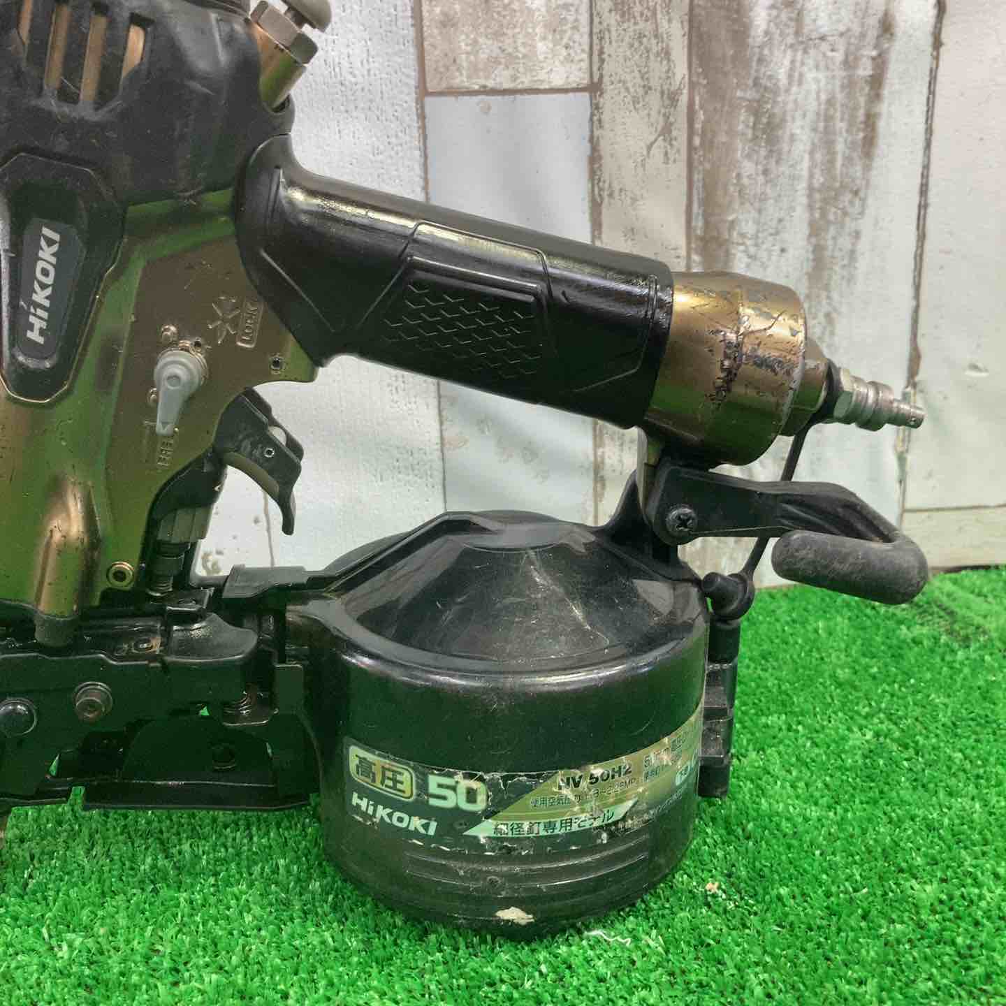 ハイコーキ NV50H2 高圧釘打機【野田愛宕店】【店頭取引限定】【中古】IT7SBPHM2GCU 楽天市場】ハイコーキ釘打機nv50h2の通販