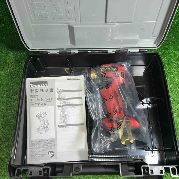 【未使用品】 マキタ (makita) コードレスインパクトドライバー TD173DZPR LTX20周年限定色 プレミアムレッド 本体+ケース 【藤沢店】