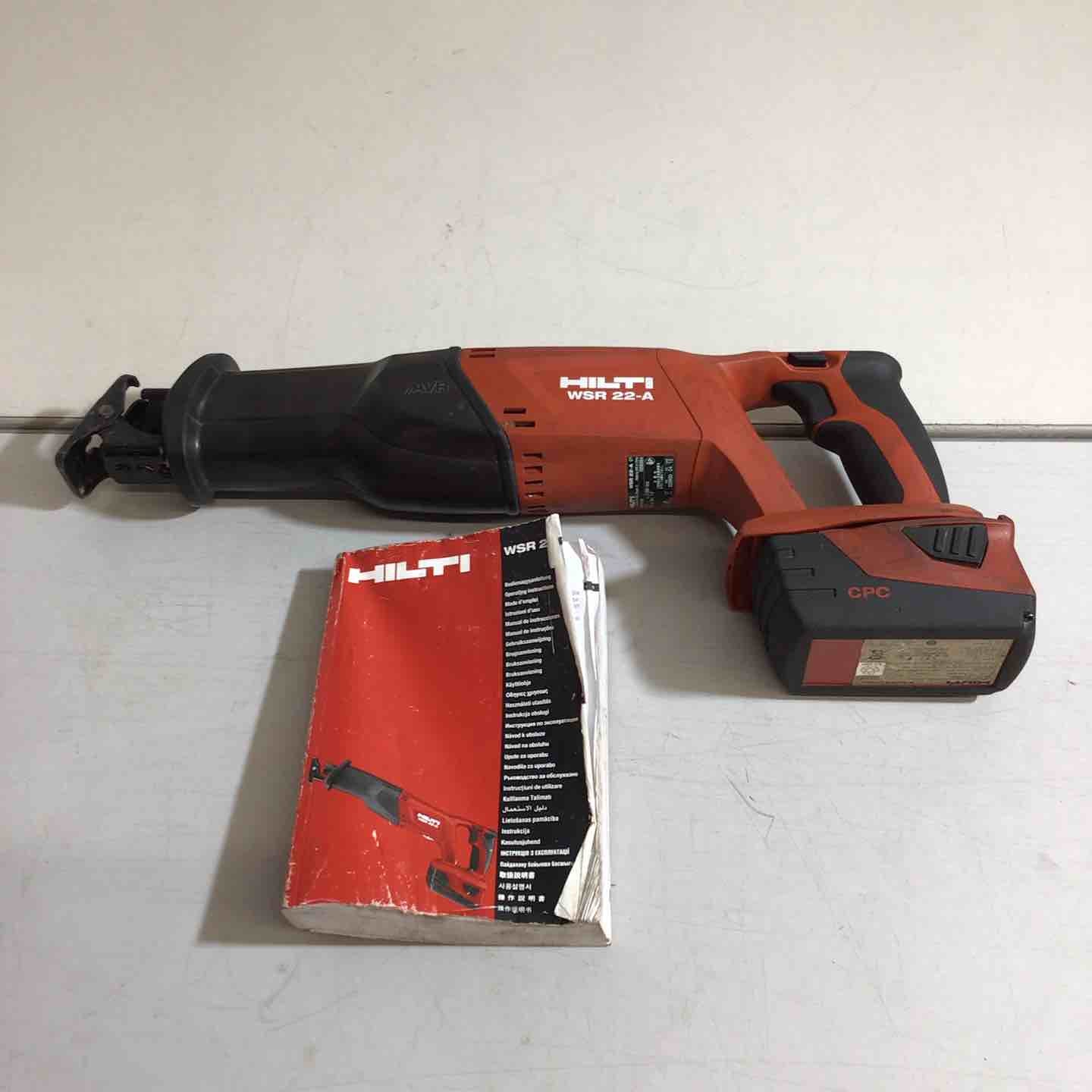 ◇ヒルティ(HILTI) コードレスレシプロソー WSR22-A【戸田店 ◇ヒルティ(HILTI) コードレスレシプロソー WSR22-A【戸田店