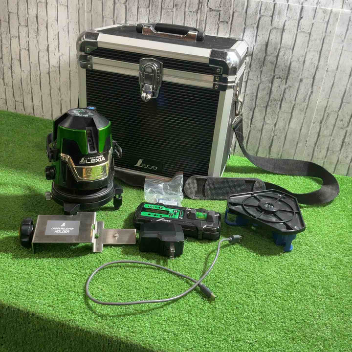 シンワ測定(Shinwa Sokutei) レーザー墨出し器 LASER ROBO LEXIA レーザーロボ レクシア 51AR グリーン 70865 動作確認済【川口店】