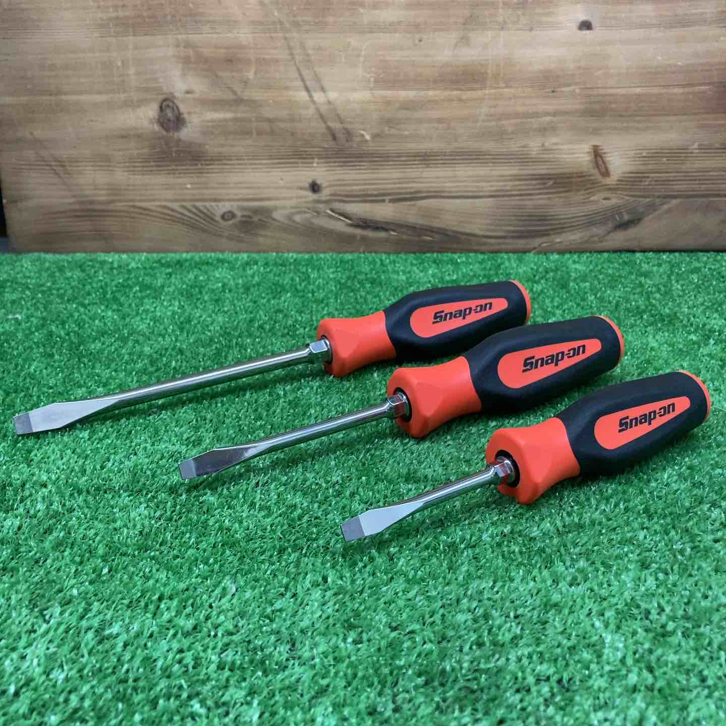 snap-on ドライバーセット　旧グリップ　オレンジ Snap-on スナップオン ドライバーセット 旧グリップ 7本セット