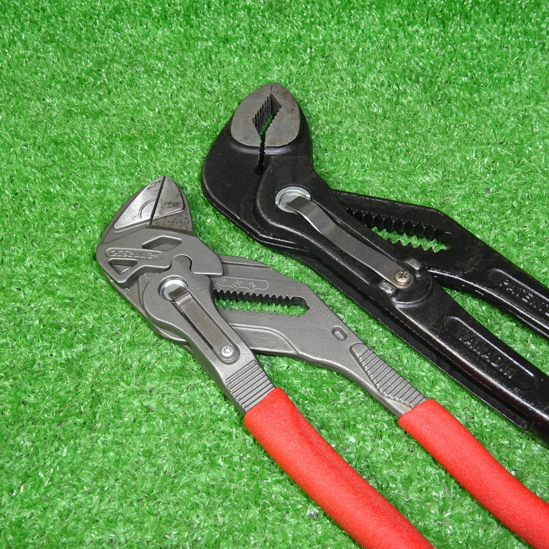 クニペックス/KNIPEX ウォーターポンププライヤー、プライヤーレンチ 2本セット 87 01 400、86 01 250 【岩槻店】