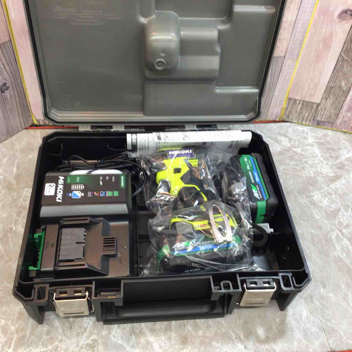 【未使用品】ハイコーキ Hikoki 36V コードレスインパクトドライバ スパイダーイエロー WH36DD(2XHYSZ) 2台セット【八潮店】