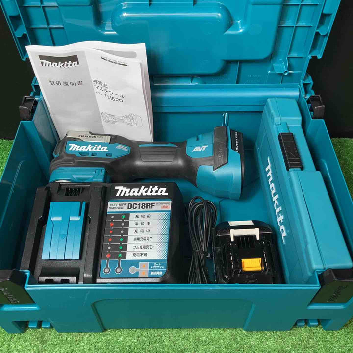 ★マキタ(makita) コードレスマルチツール TM52DRG バッテリー充電4回のみ！ 代用ケース【岩槻店】
