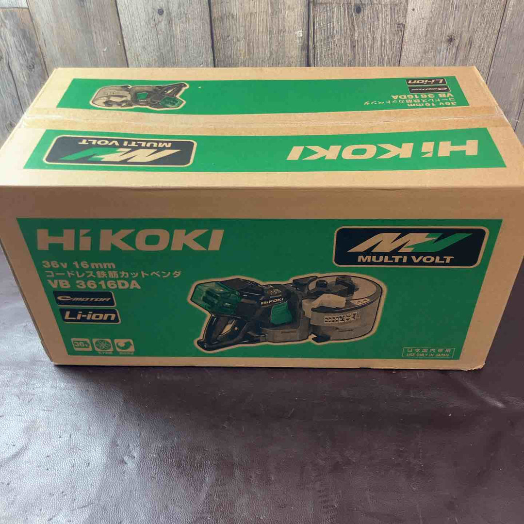 【未使用(店頭展示品)】★ハイコーキ(HIKOKI ※旧:日立工機) コードレス鉄筋カットベンダ VB3616DA(NN)【東大和店】
