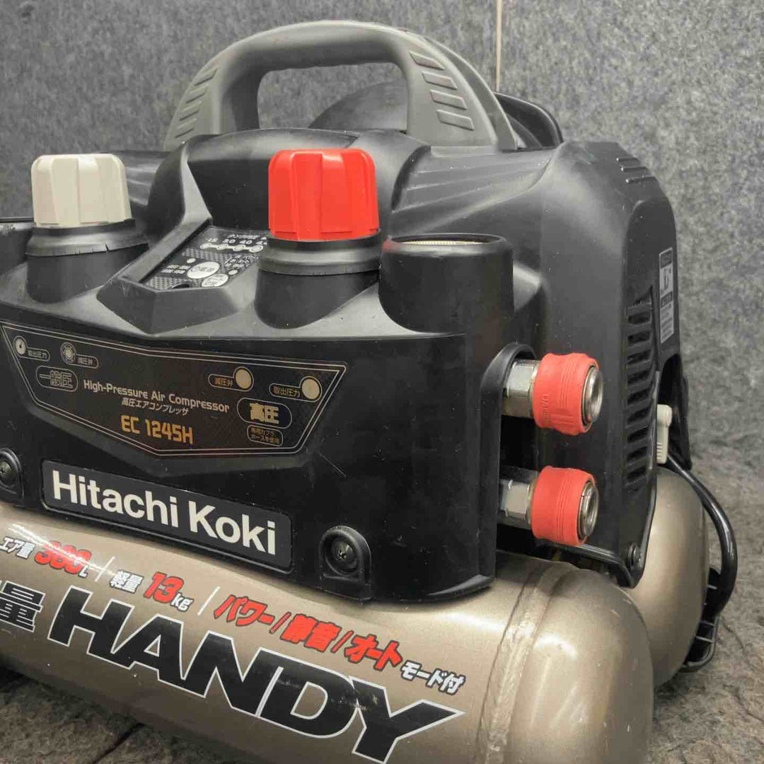 【現状品】★ハイコーキ(HIKOKI ※旧:日立工機) エアコンプレッサー EC1245H【鴻巣店】