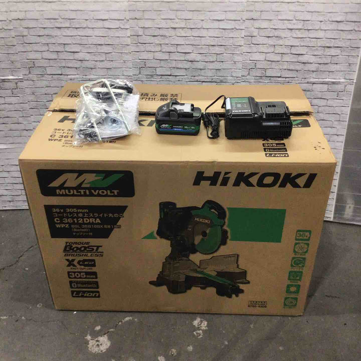 【店頭受取り限定】★ハイコーキ(HIKOKI ※旧:日立工機) コードレス卓上スライド丸ノコ C3612DRA(WPZ)【川口店】