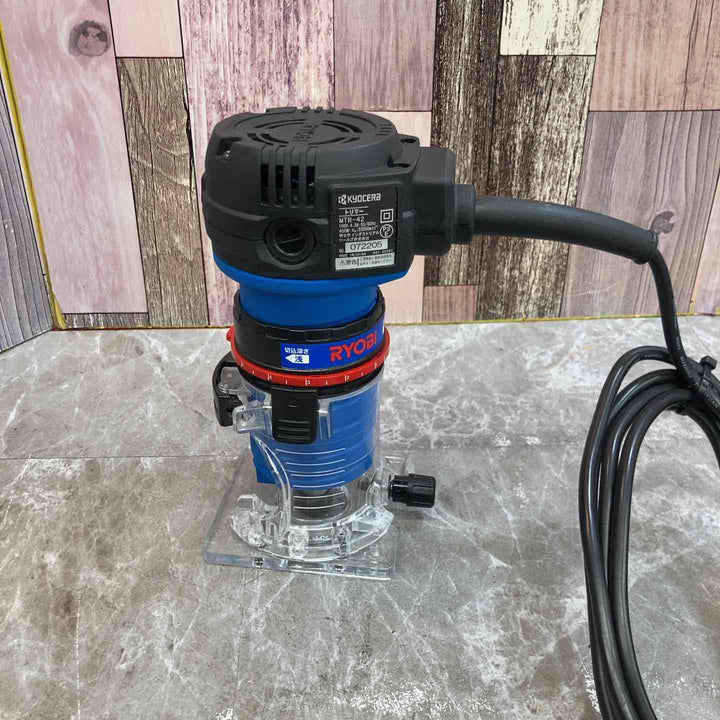 【美品】◇リョービ(RYOBI) トリマ MTR-42【八潮店】