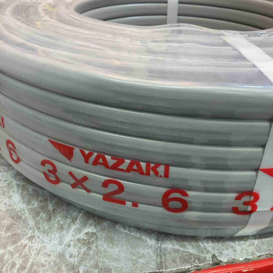 【未使用品】矢崎電線 VVFケーブル 3ｘ2.6ｍｍ 100ｍ巻【八潮店】