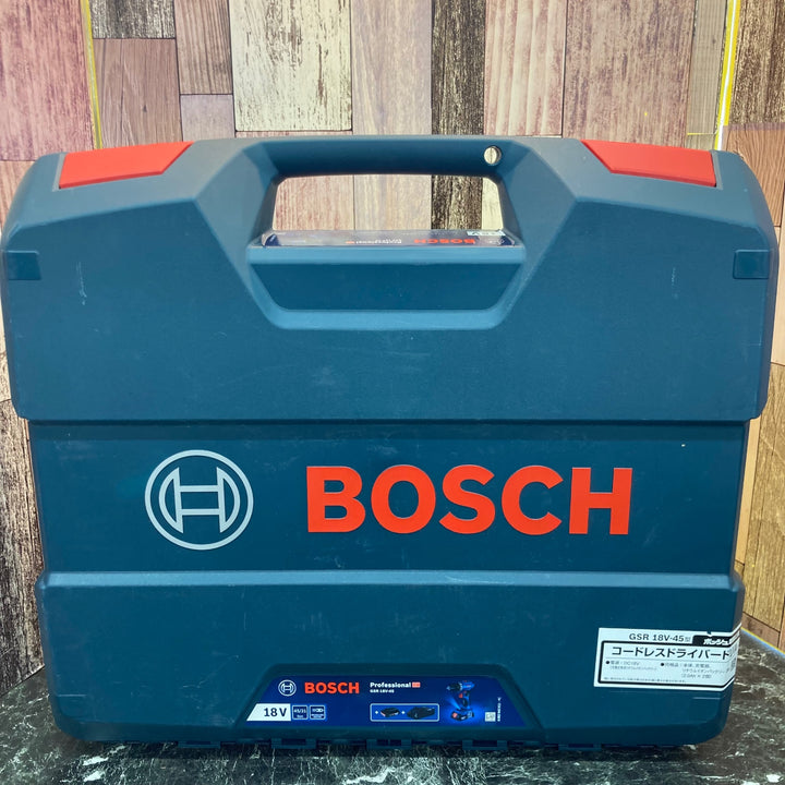 【ボッシュ/BOSCH】 充電式ドリルドライバ GSR18V-45【八潮店】