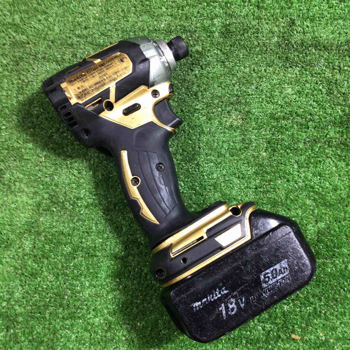 ◇マキタ(makita) コードレスインパクトドライバー 18V ゴールド TD148DSP1 (TD148DRTX) 100周年モデル 動作確認済み【川口店】