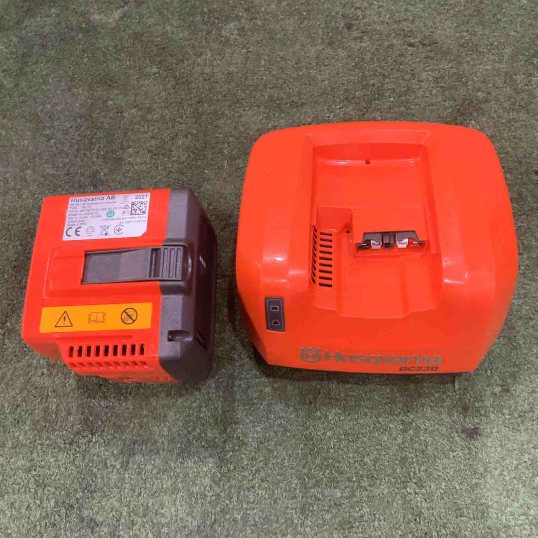 【店頭受取り限定】ハスクバーナ バッテリー刈払機115iL 967098801 ループハンドル 伸縮シャフト 36V 動作確認済【川口店】