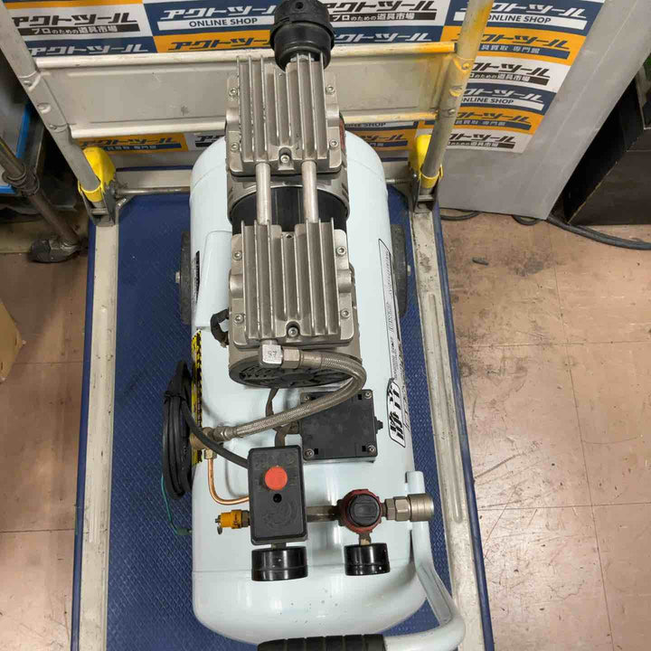 【店頭受取り限定】高儀 EARTH MAN エアーコンプレッサー 静音オイルレス 39L ACP-160SL【草加店】