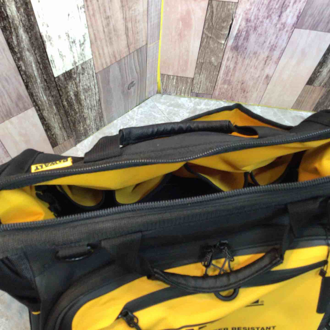 デウォルト(DEWALT) ワイドオープン型バッグ 撥水 撥塵 耐久性 収納ケース ツールバッグ 収納BOX 工具箱 道具袋 鞄 DIY ストレージ DWST60103-1【八潮店】