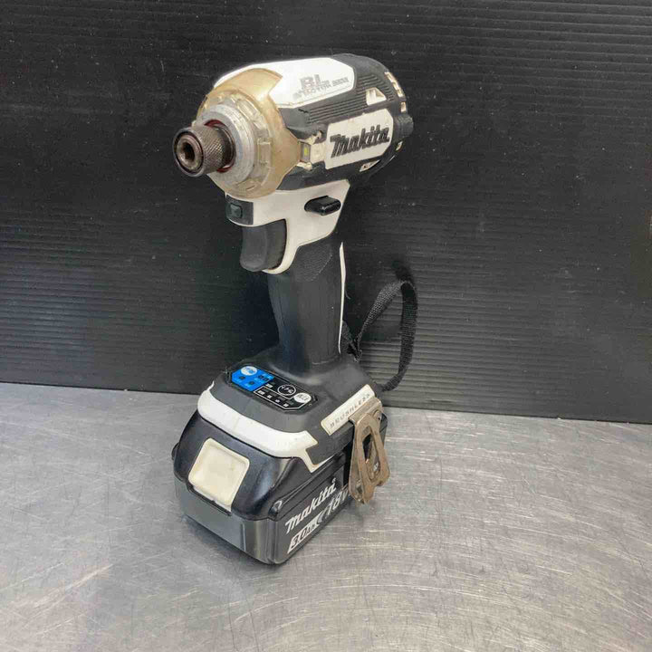 【中古品】 マキタ(makita) 18V コードレスインパクトドライバー TD171DZW バッテリー1個付属 【東大和店】