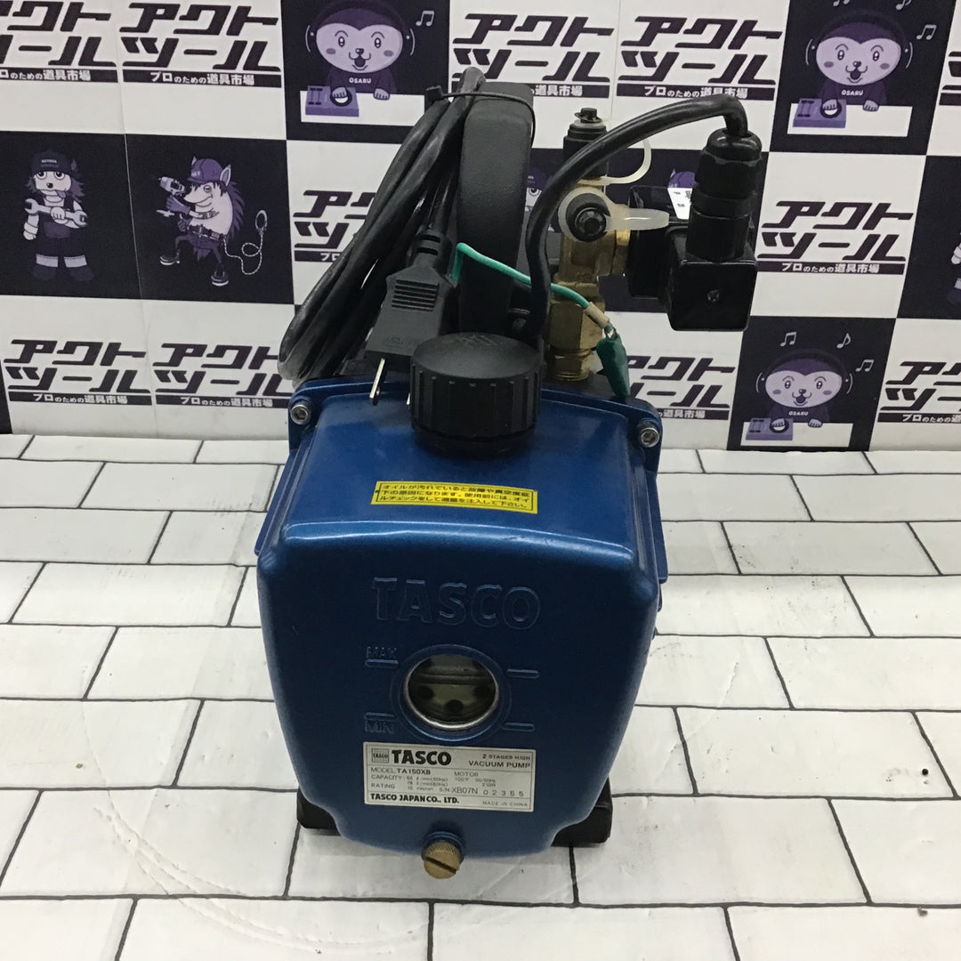 〇タスコ(TASCO) 逆流防止弁付超軽量小型真空ポンプ TA150XB【所沢店】