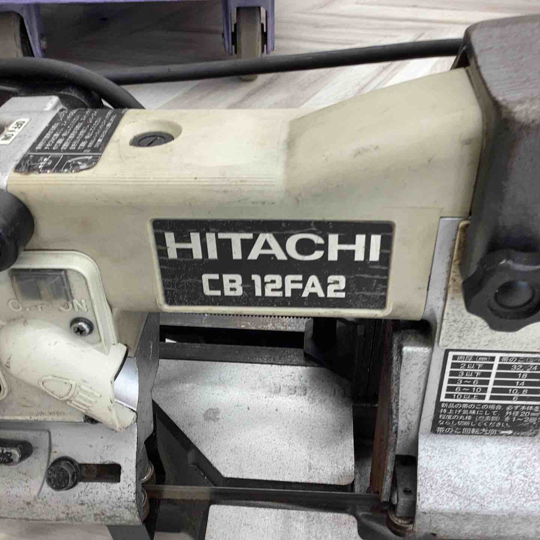 ★ハイコーキ(HIKOKI ※旧:日立工機) ロータリーバンドソー CB12FA2 切断面曲がる 現状品  【越谷店】