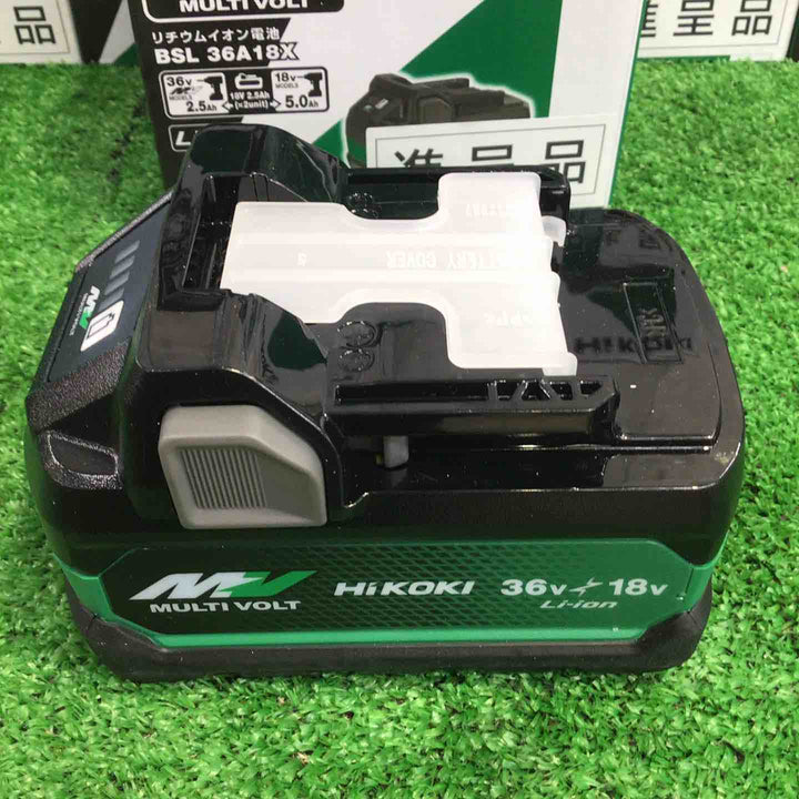 ハイコーキ(HIKOKI ※旧:日立工機) リチウムイオンバッテリー 36V/2.5Ah BSL36A18X 10個セット【町田店】