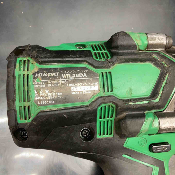★ハイコーキ(HIKOKI ※旧:日立工機) コードレスインパクトレンチ WR36DA(NN)【川越店】