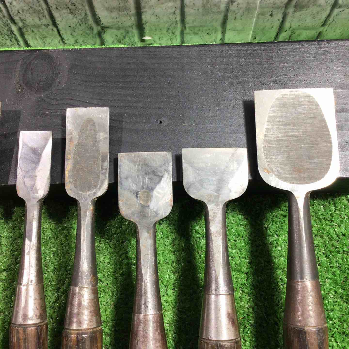 輝千代 追入鑿 10本組 本体のみ 錆あり 【川口店】 – アクトツール