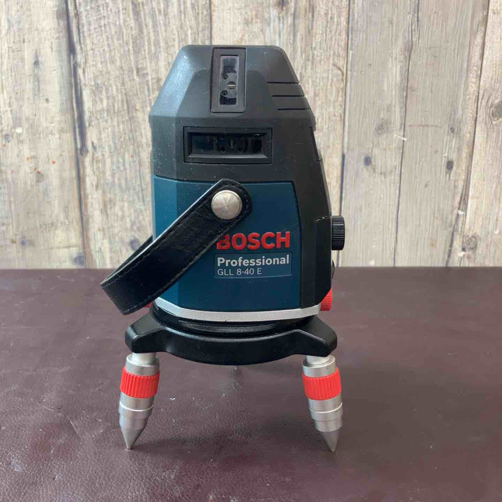 【中古品】ボッシュ(BOSCH) 電子整準方式 ・レーザー墨出し器 GLL8-40E レッドラインレーザー【東大和店】