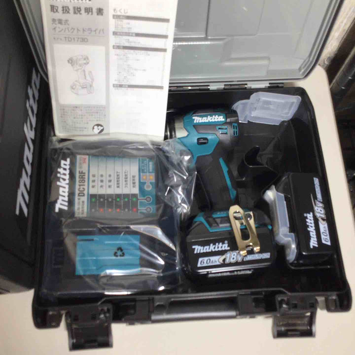 【未使用品】 マキタ makita コードレス インパクトドライバー TD173DRGX 4台 インパクト 青 ブルー 純正 純正品 【戸田店】