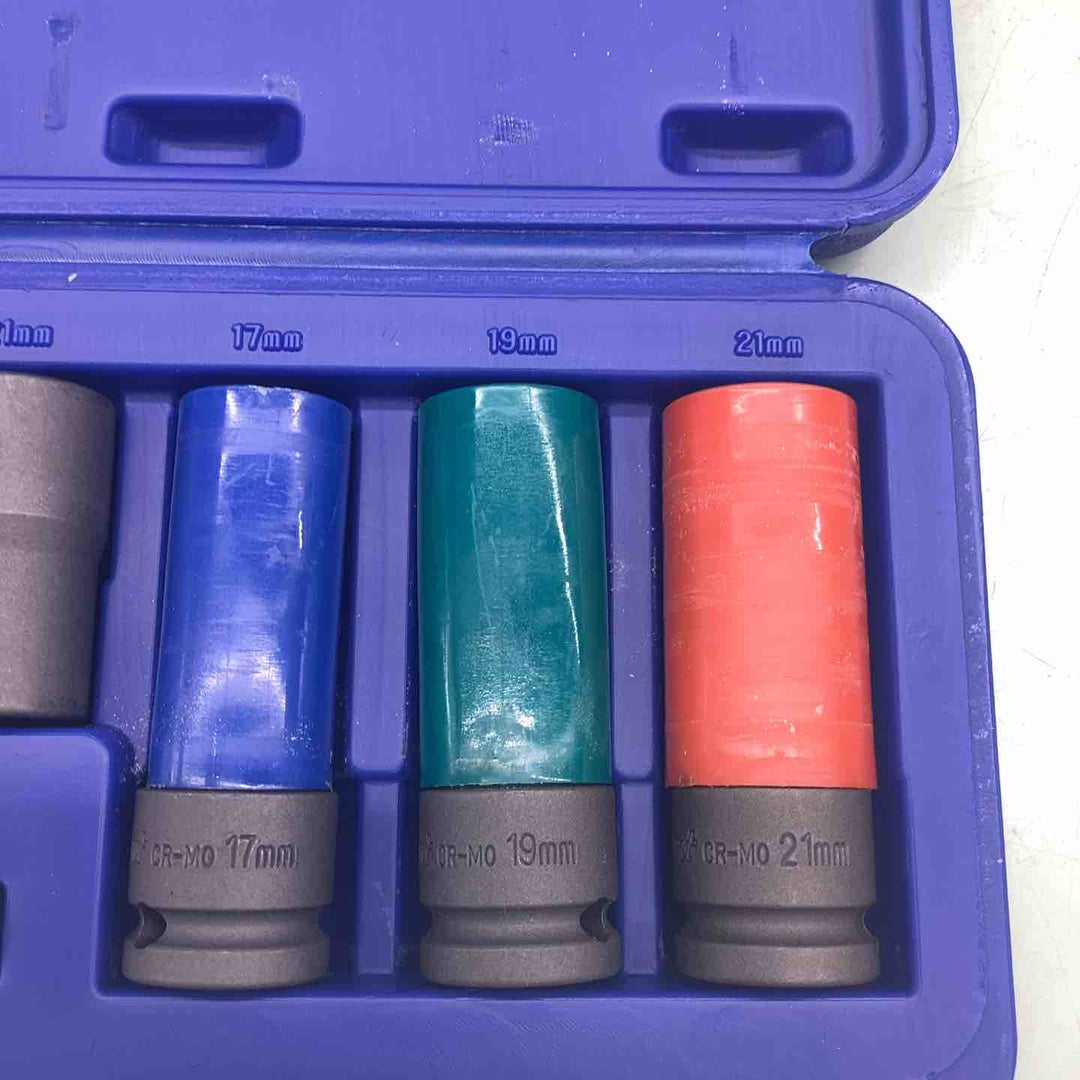 ブルーポイントホイールソケットセットITC7316A-KIT　1個カバー部分割れあり【越谷店】