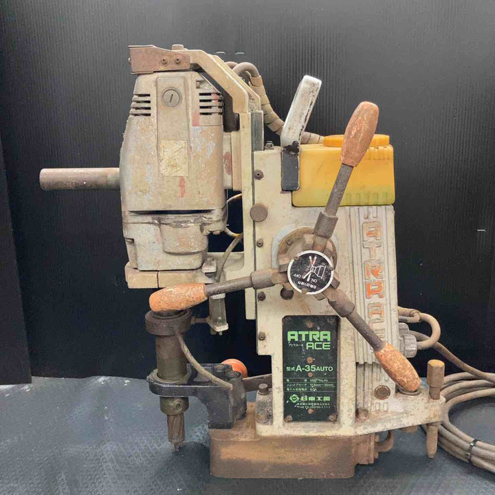 【現状品/店頭受取り限定】◇日東工器 自動磁気ボール盤 アトラエース A-35AUTO 通電、マグネット確認。現状販売【鴻巣店】