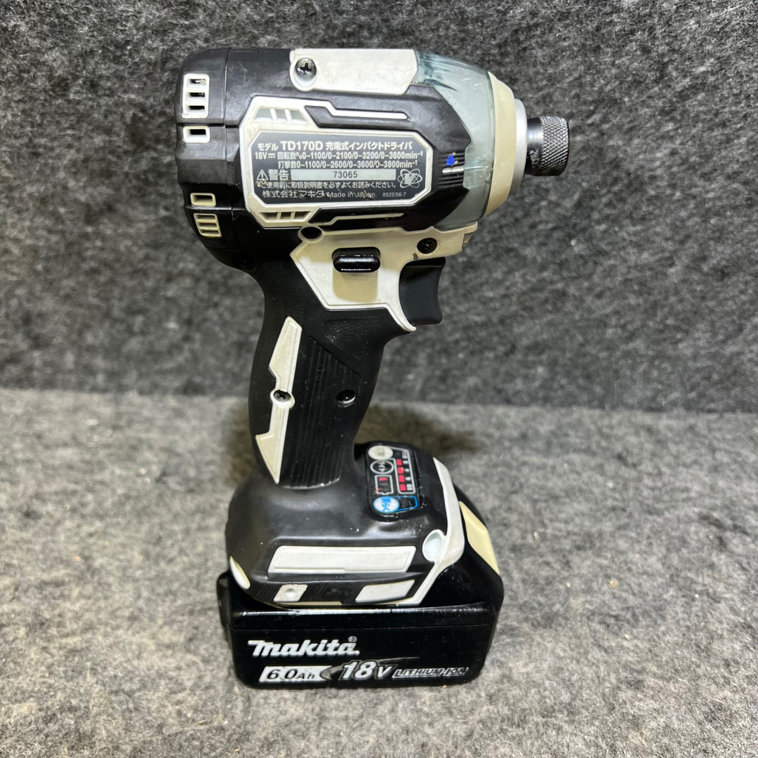 ★マキタ(makita) コードレスインパクトドライバー TD170DRGXW【桶川店】