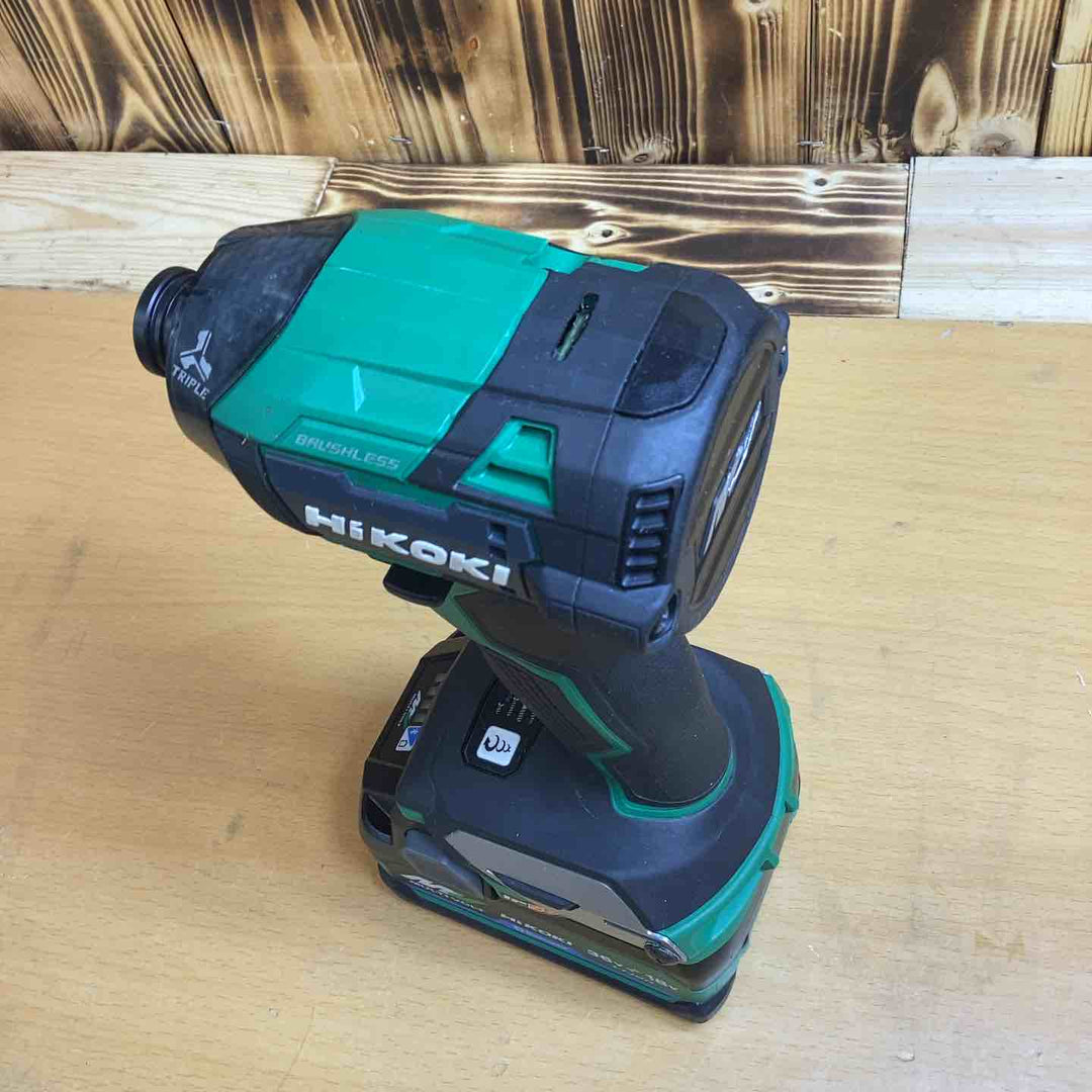★ハイコーキ(HIKOKI ※旧:日立工機) コードレスインパクトドライバ アグレッシブグリーン WH36DD(2XHLSZ)【越谷店】