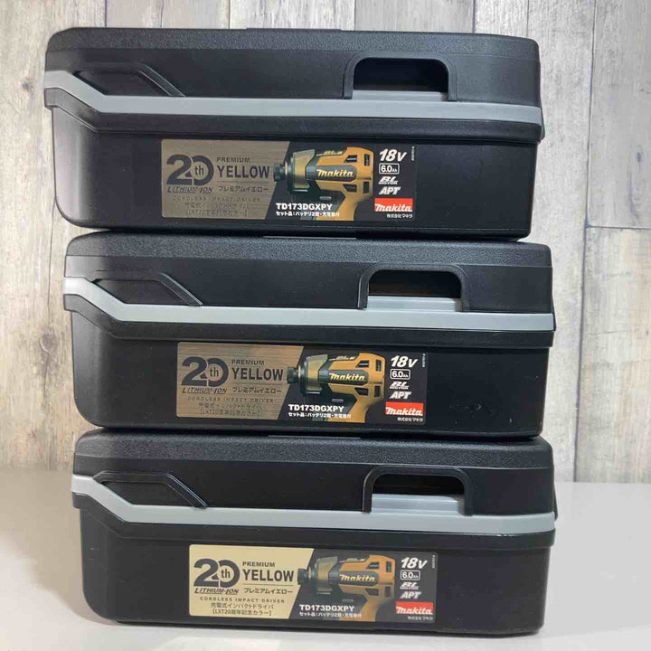 ◇マキタ(makita) コードレスインパクトドライバー TD173DGXPY 3台セット純正バッテリ付【戸田店】