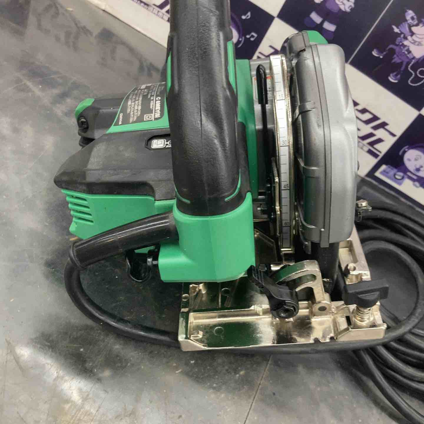 中古品】ハイコーキ(HIKOKI ※旧:日立工機) 深切り電子丸のこ C6MEY(S