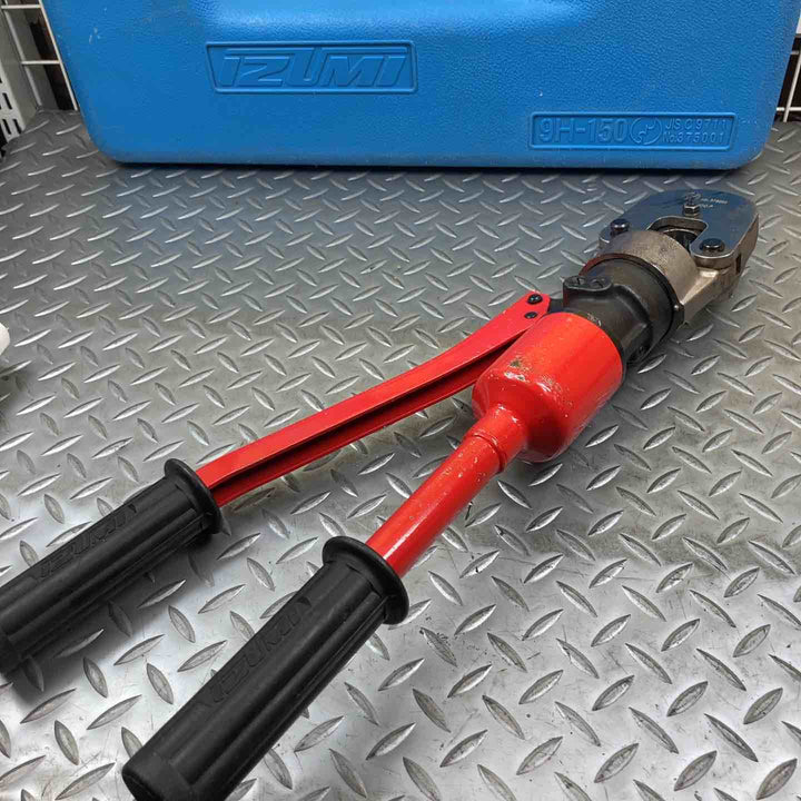 泉精器(IZUMI) 手動油圧式圧着工具 9H-150【川崎店】