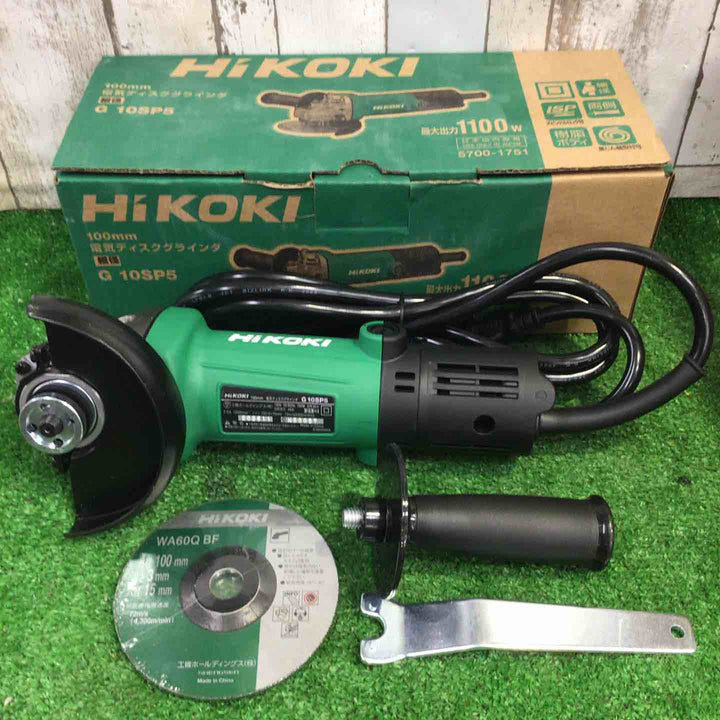 ハイコーキ(HIKOKI ※旧:日立工機) 100mm ディスクグラインダー スナップスイッチタイプ G10SP5【町田店】