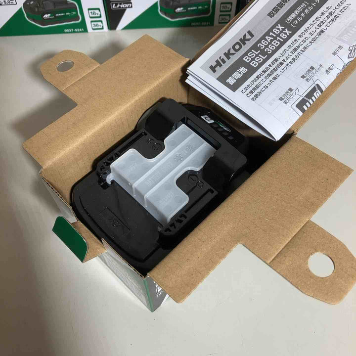 【未使用品】 ハイコーキ HIKOKI 日立 リチウムイオンバッテリー 36V/2.5Ah BSL36A18X 5個 バッテリー 純正 純正品 マルチボルト 【戸田店】