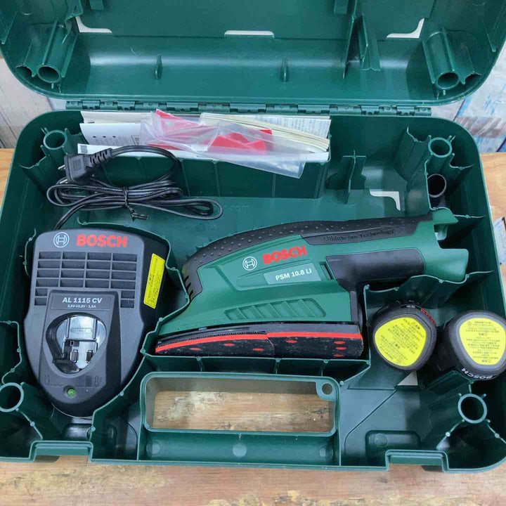 【中古品】BOSCH コードレスサンダ PSM10.8LIN 10.8V セット【柏店】