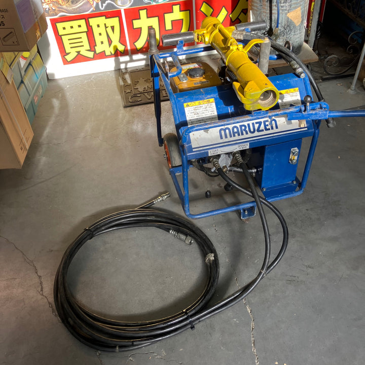 【店頭受取り限定】〇丸善工業(MARUZEN) 油圧パワーユニット U-070-1 油圧ホース ブレーカー付属！【川口店】