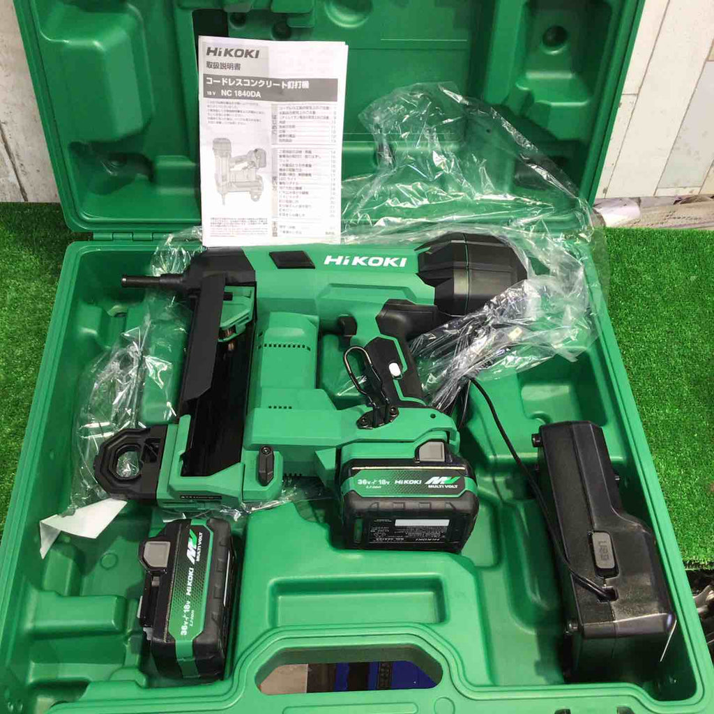ハイコーキ Hikoki 型番不明 75mm高圧釘打ち機【野田愛宕店】【店頭取引限定】【ジャンク】管理番号：ITZ33FE8ILY8 ☆ハイコーキ(HIKOKI) コードレスコンクリート釘打機 NC1840DA(2XPZ