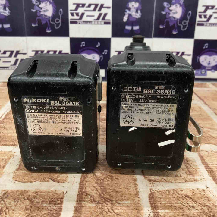 ★ハイコーキ(HIKOKI ※旧:日立工機) コードレスインパクトドライバー WH36DC(2XPG)【所沢店】