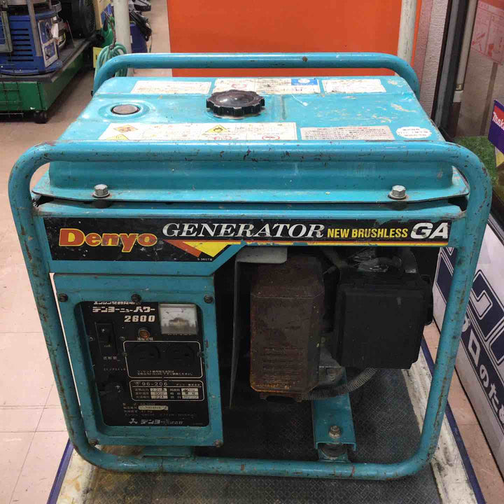 【店頭受取り限定】◇デンヨー(Denyo) ガソリン発電機 GA-2600 ニューパワー【草加店】