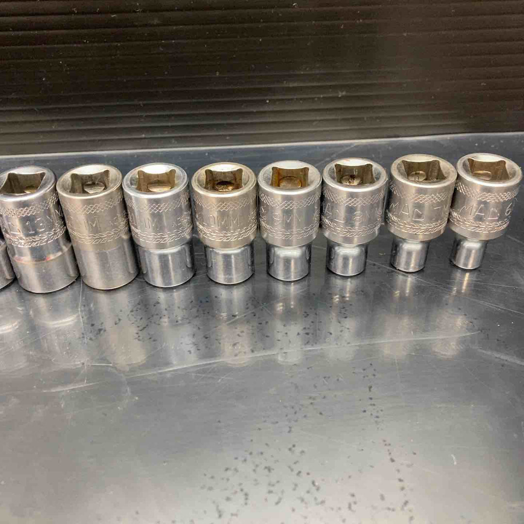 ▲マックツール(MACTOOLS)ソケットセット14点 XG68MM XG69MM XG610MM XG611MM XG612MM XG613MM XG614MM XG615MM XG616MM XG617MM XG618MM XG619MM【川越店】