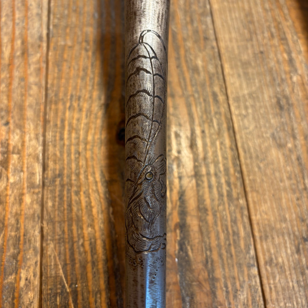 【中古保管品】久孝 特製 鑿 突き鑿 龍虎装飾 【所沢店】