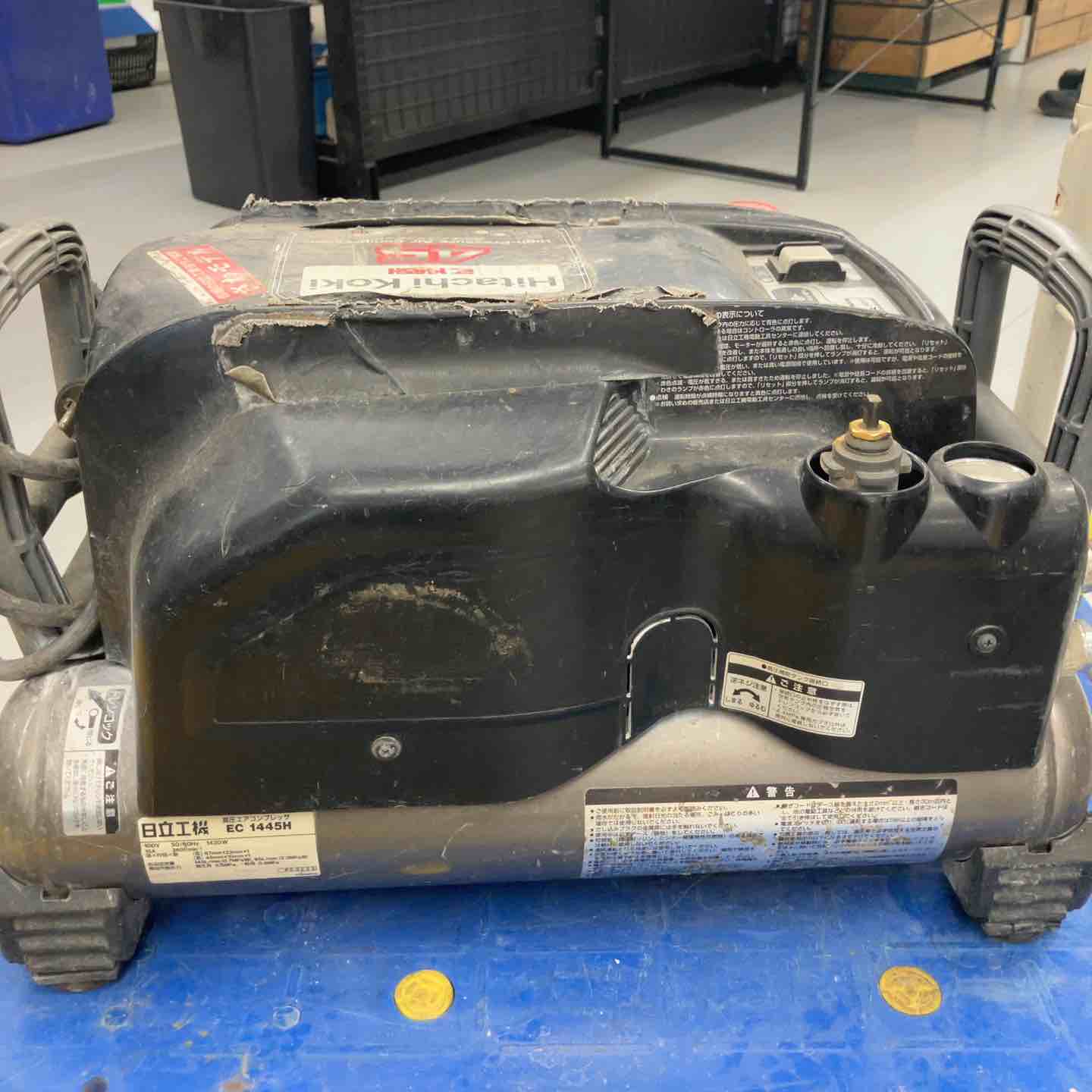 【中古(ジャンク)】★ハイコーキ(HIKOKI ※旧:日立工機) エアコンプレッサー EC1445H【戸田店】 中古(ジャンク)】☆ハイコーキ(HIKOKI ※旧:日立工機) エア