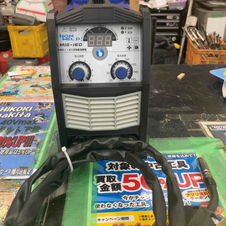 WELDTOOL 半自動溶接機 WT-MIG160【桶川店】