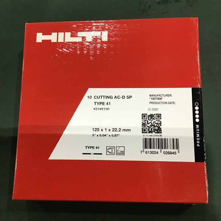 HILTI 切断砥石 AC-D ＃2145130 125mm 60枚 【川口店】