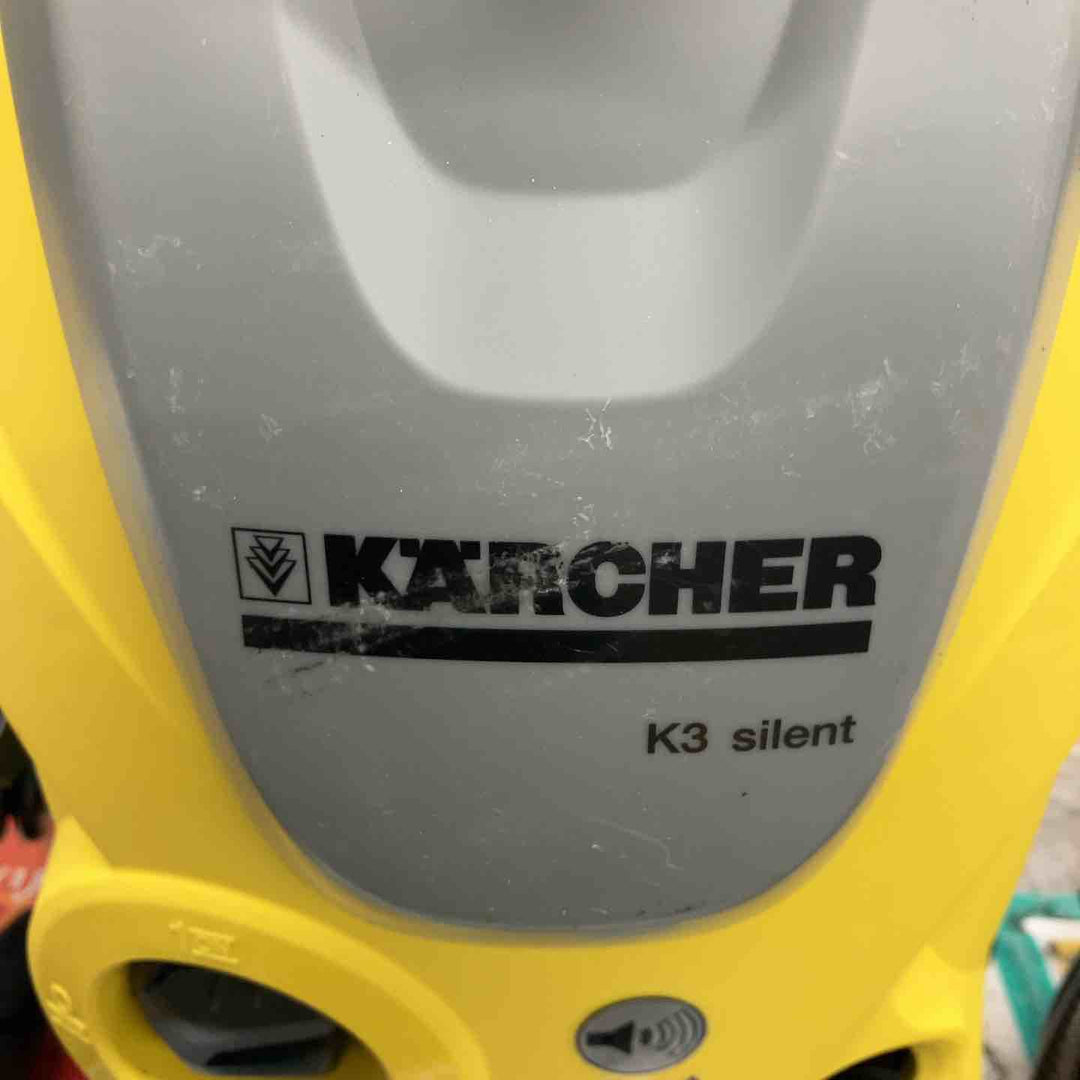 ◇ケルヒャー(KARCHER) 高圧洗浄機 K3 SILENT サイレント 50Hz 1.601-446.0　ホース類、ガン、先端二種付属【戸田店】