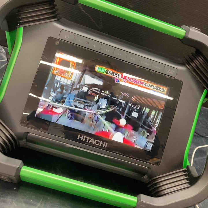 ◇ハイコーキ(HIKOKI ※旧:日立工機)  コードレスラジオ付テレビ UR18DSML(NN)【川越店】