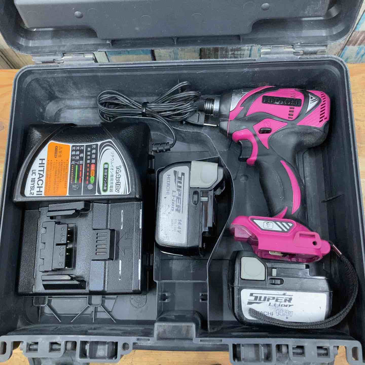 ★ハイコーキ(HIKOKI ※旧:日立工機) 14.4Vコードレスインパクトドライバー WH14DBAL(2LSCK)(R)【柏店】